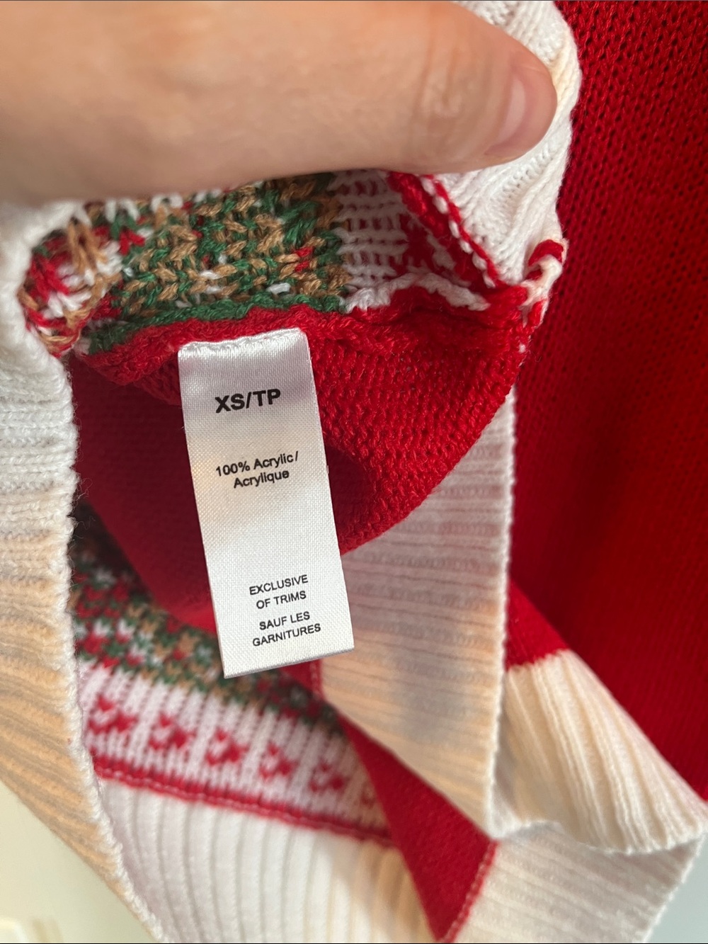 Ardene "Meowy Christmas" Cute and Ugly Christmas Sweater XS - Picture 5 of 8